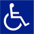 Symbol zařízení nebo prostoru pro osoby na vozíku